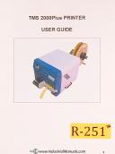 Raychem Tyco-Raychem Tyco TMS 2000 Pluss Printer User Manual 2000-TMS 2000-01